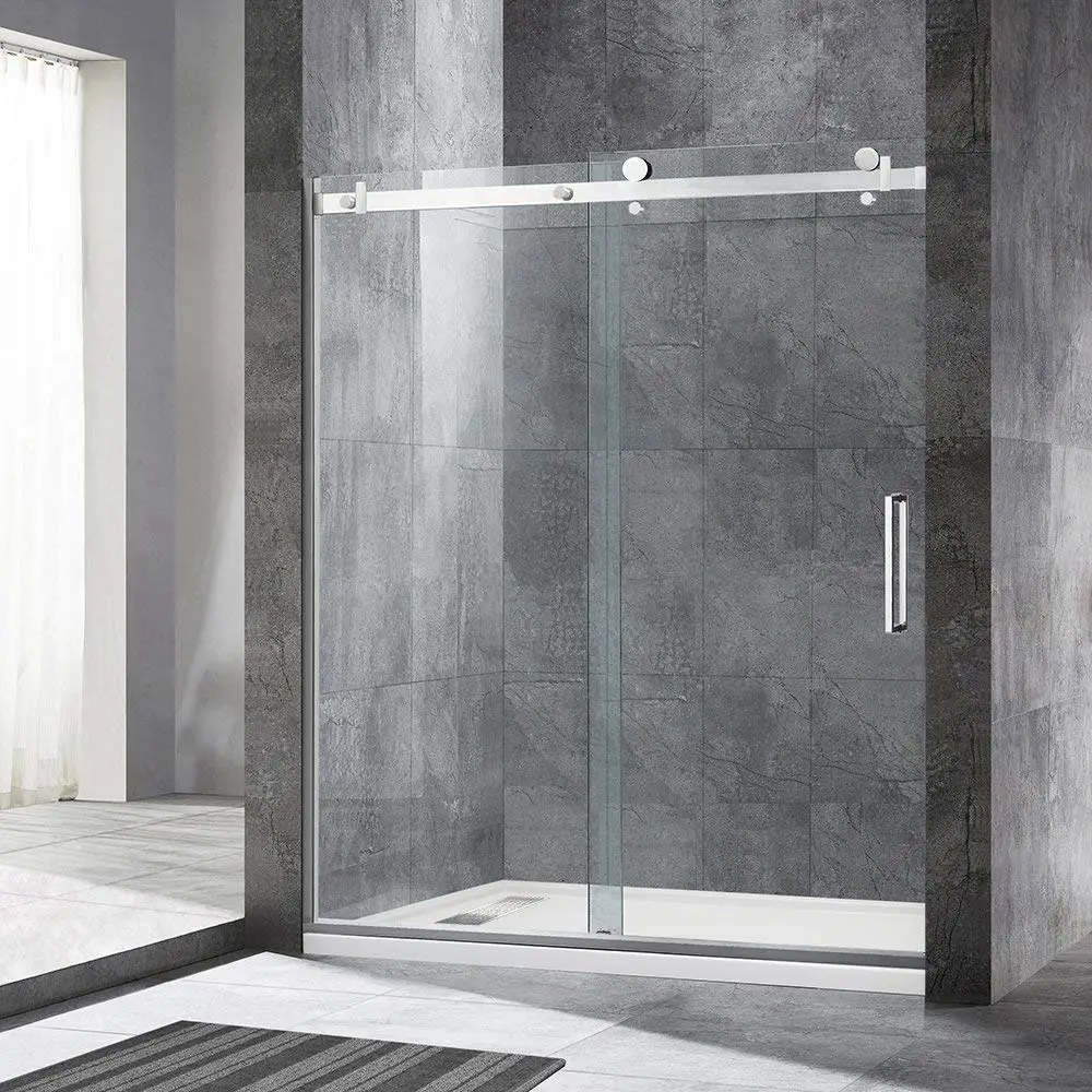 Single Sliding Frameless Shower Door