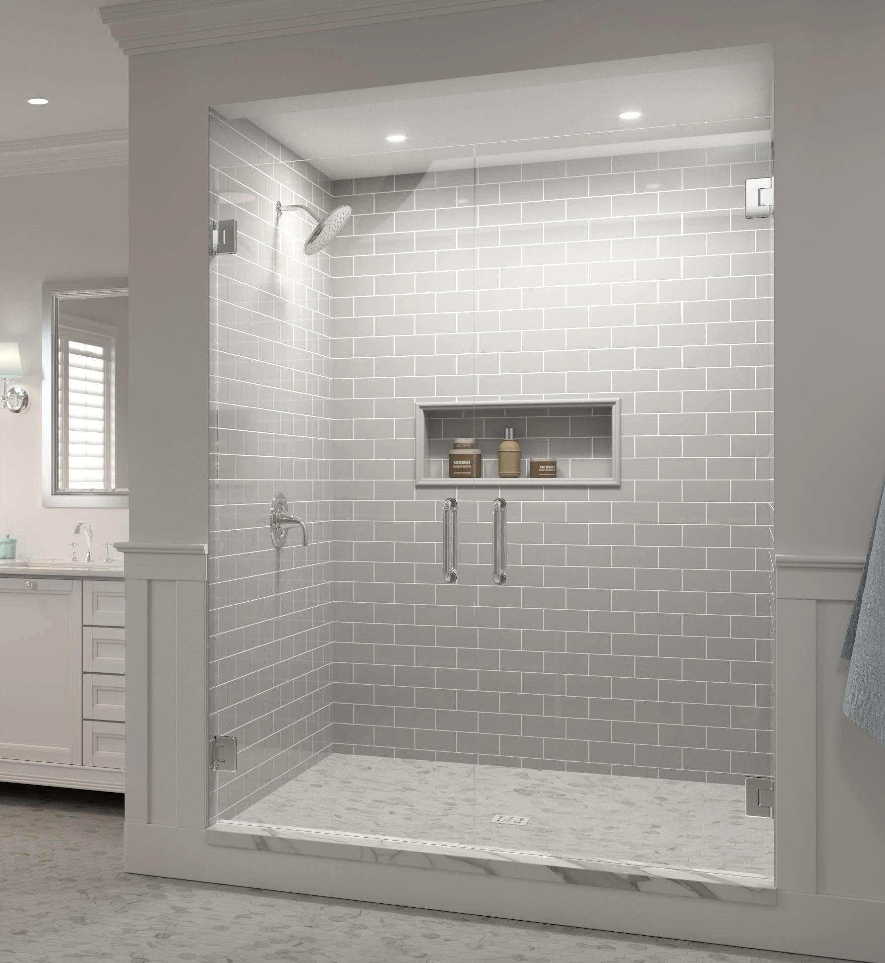 Frameless Swing Glass Shower Door