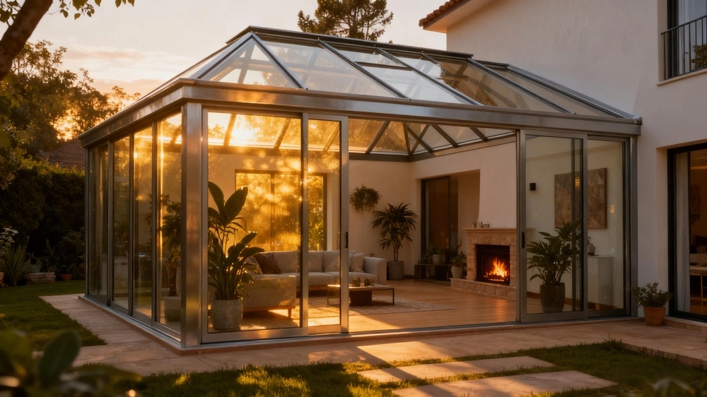 Modern Glass Sunroom
