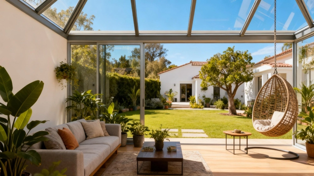 Modern Glass Sunroom Modern Glass Sunroom