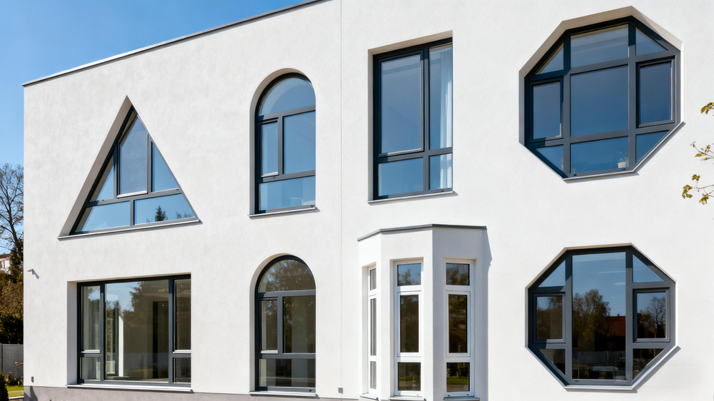 Special Shape UPVC Windows 