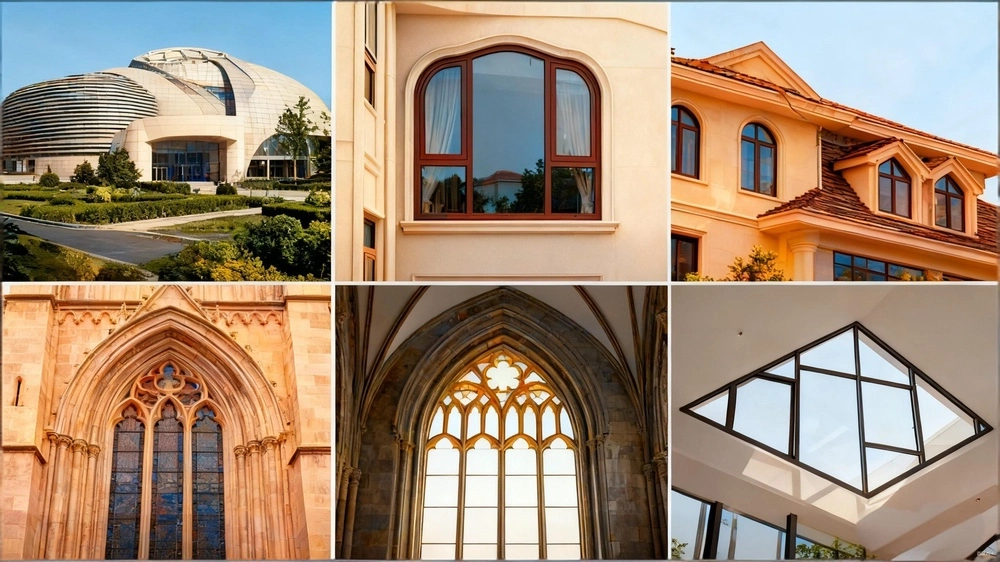 Special Shape UPVC Windows 