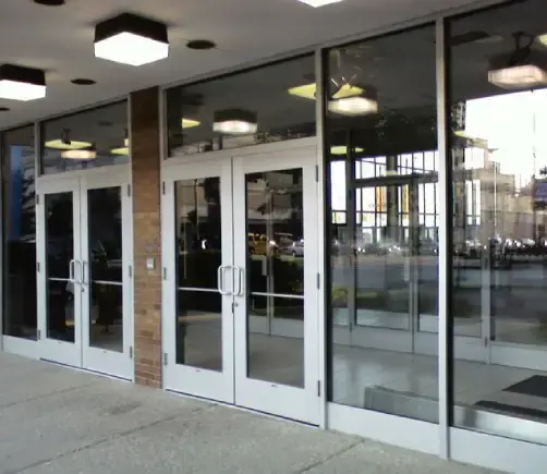 commercial aluminium glazed doors