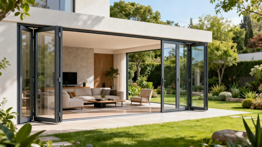 bi fold doors external aluminium