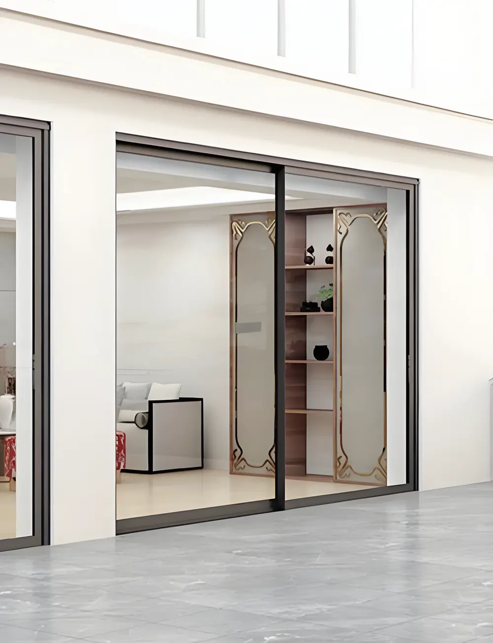 2-Track Sliding Door