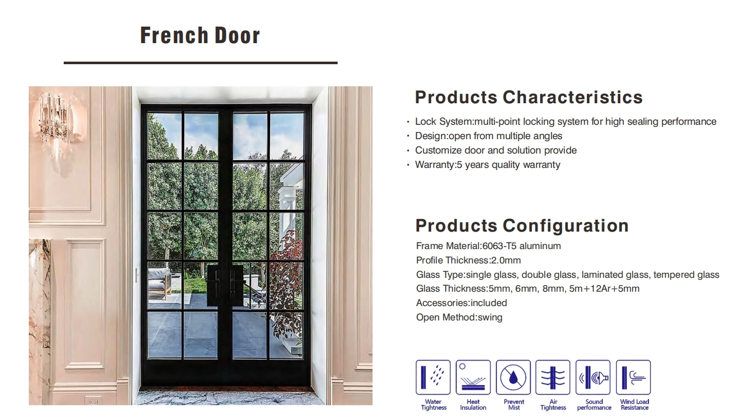 Double Aluminum Swing Door Double Aluminum Swing Door