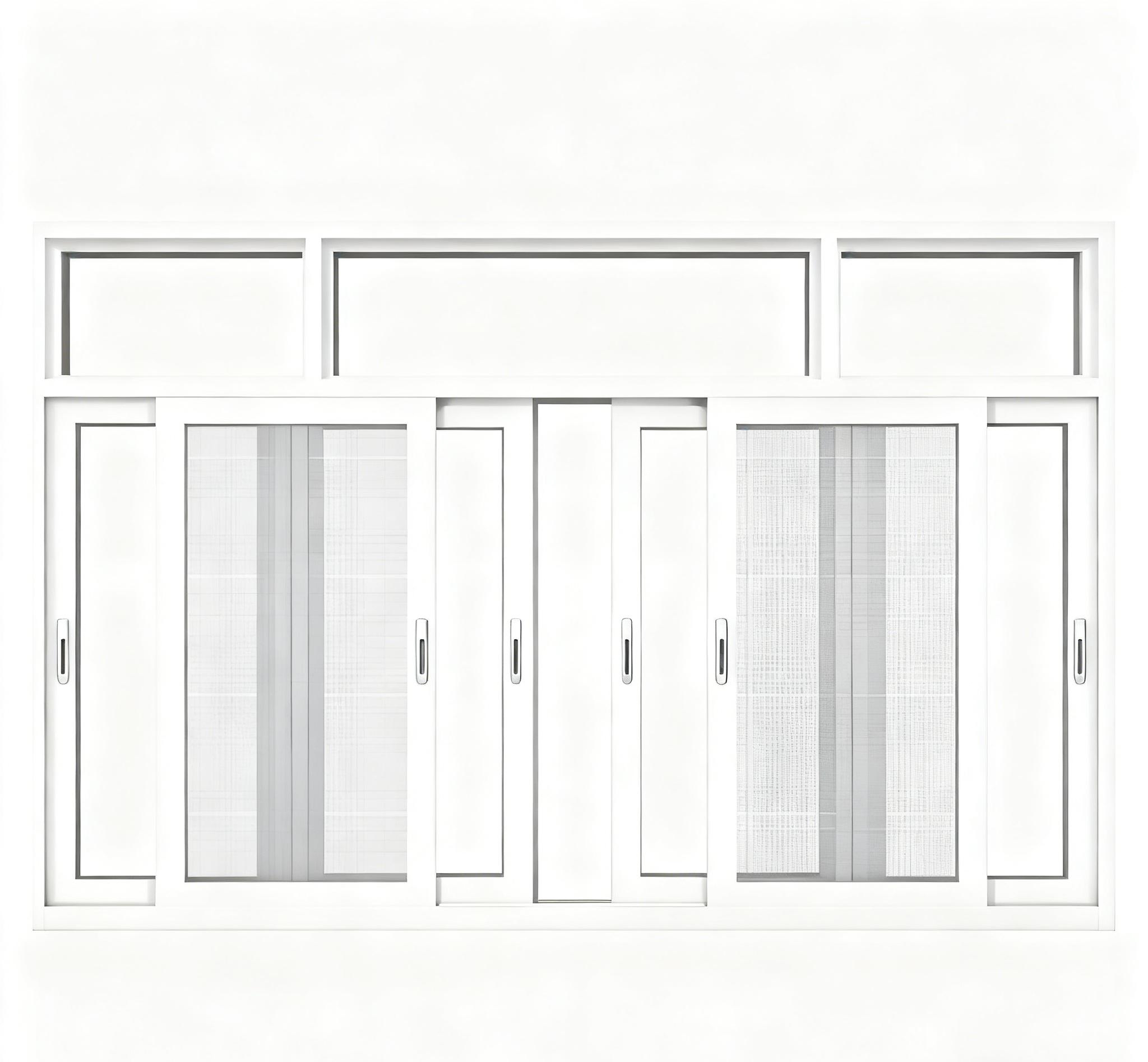 Three Track UPVC Sliding Window Three Track UPVC Sliding Window