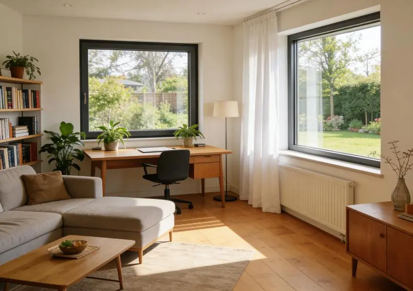 Aluminum flush windows