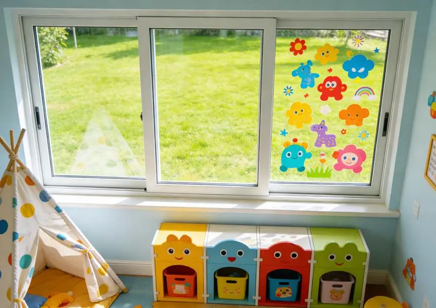 Two Track UPVC Sliding Window