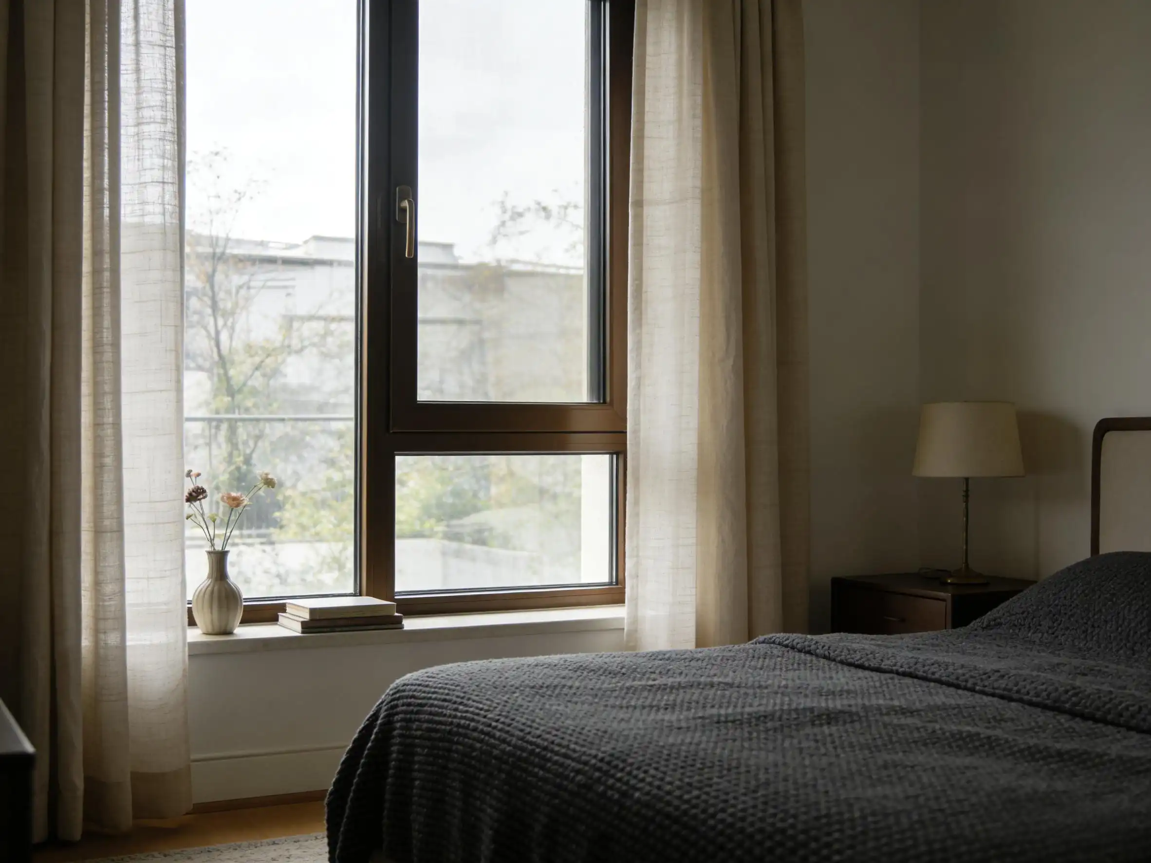 Aluminum flush windows