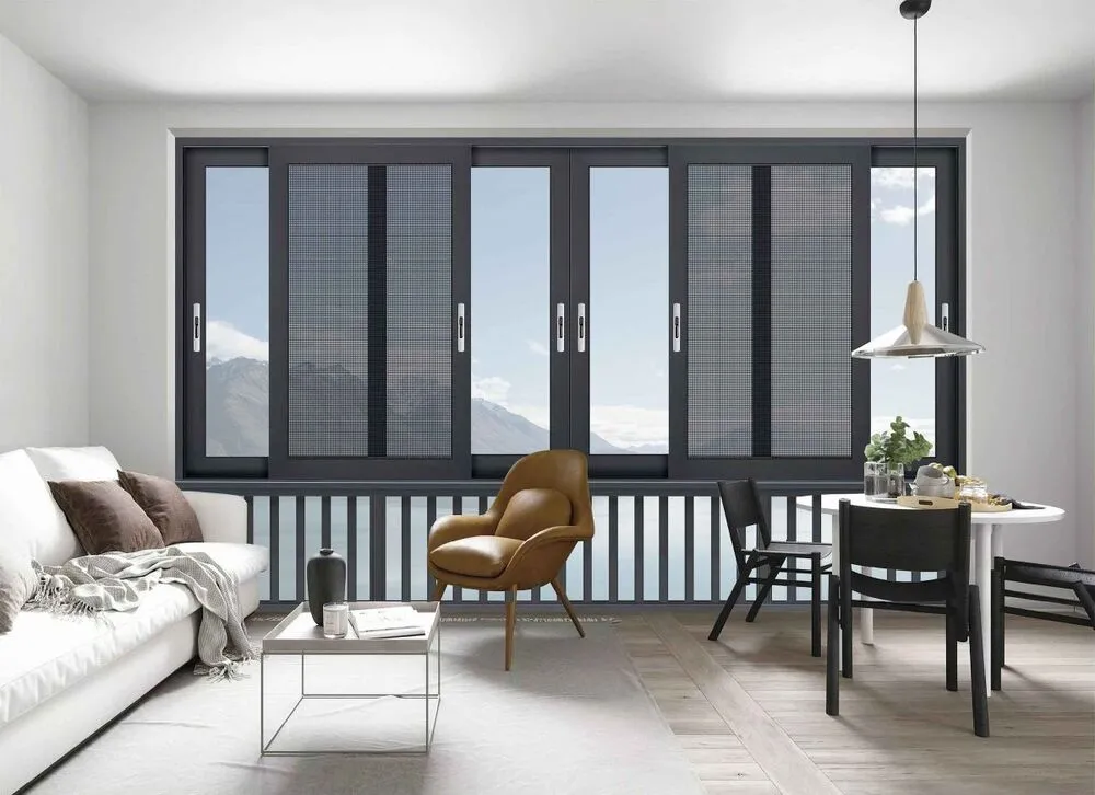 horizontal sliding aluminum windows