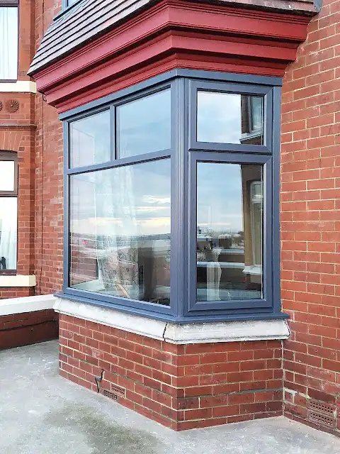 anthracite grey upvc bay windows anthracite grey upvc bay windows