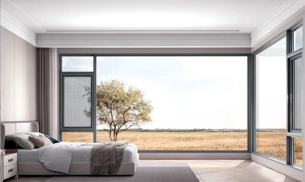 flush sash aluminium windows