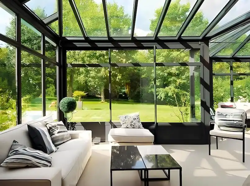 Glass Roof Sunroom