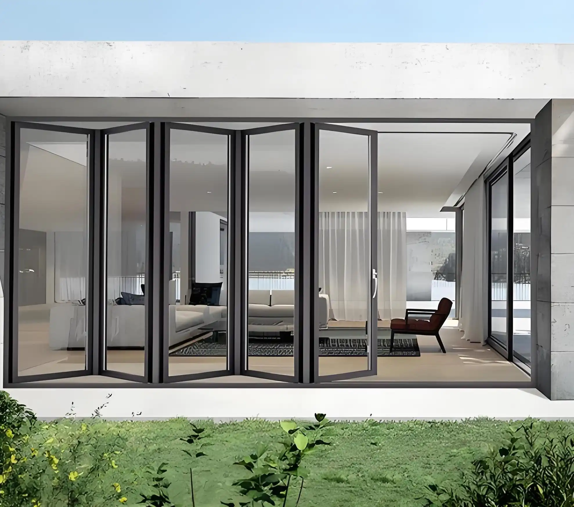 Aluminum Thermal Break Folding Door Aluminum Thermal Break Folding Door