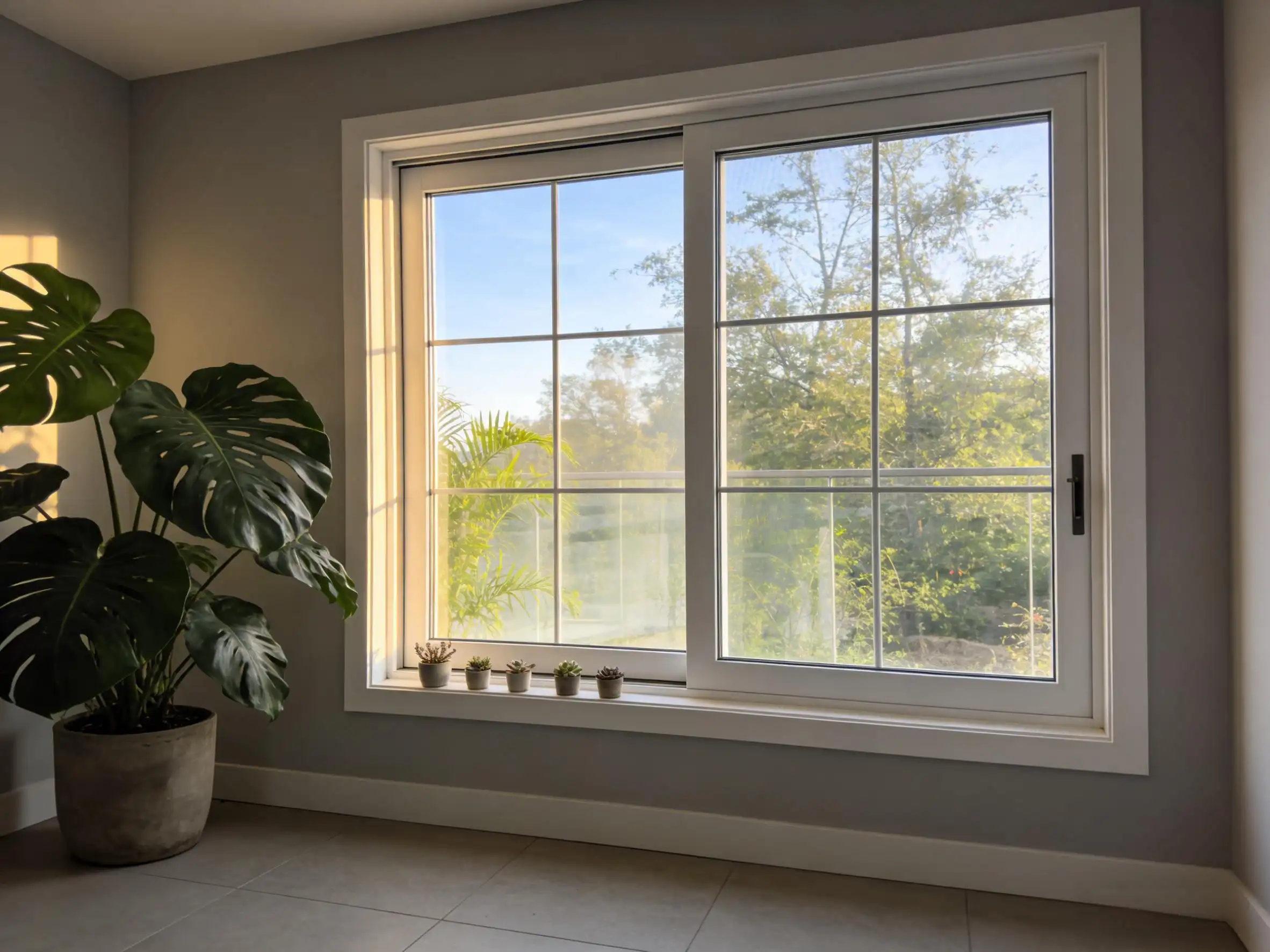 Find aluminum two track sliding windows designed for coastal or saltwater environments